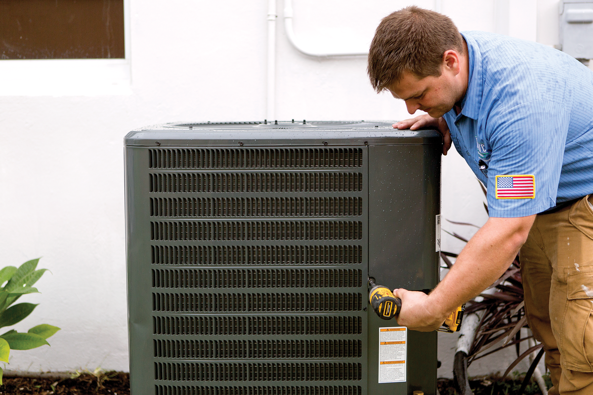 Heat Pump Condenser Installation