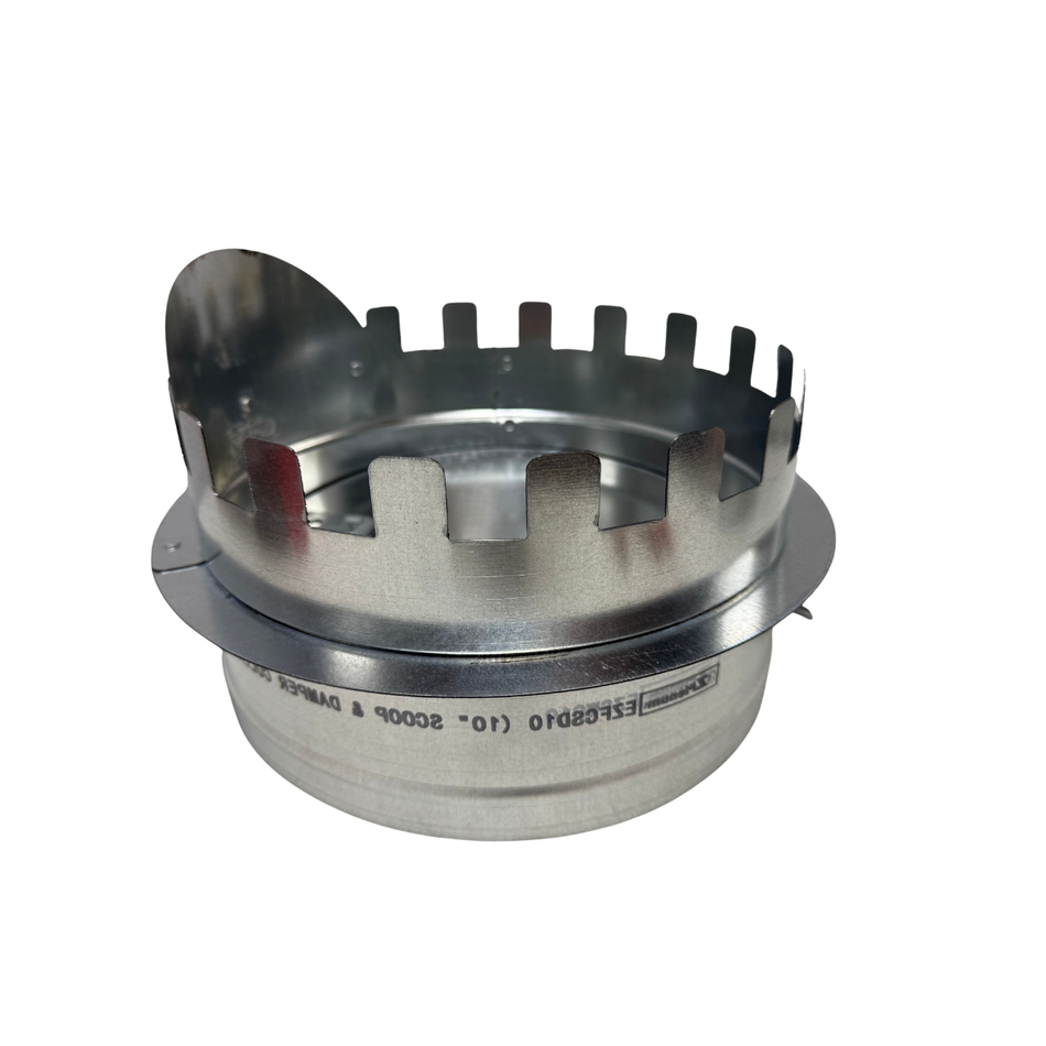 10" Inch Scoop & Damper Collar