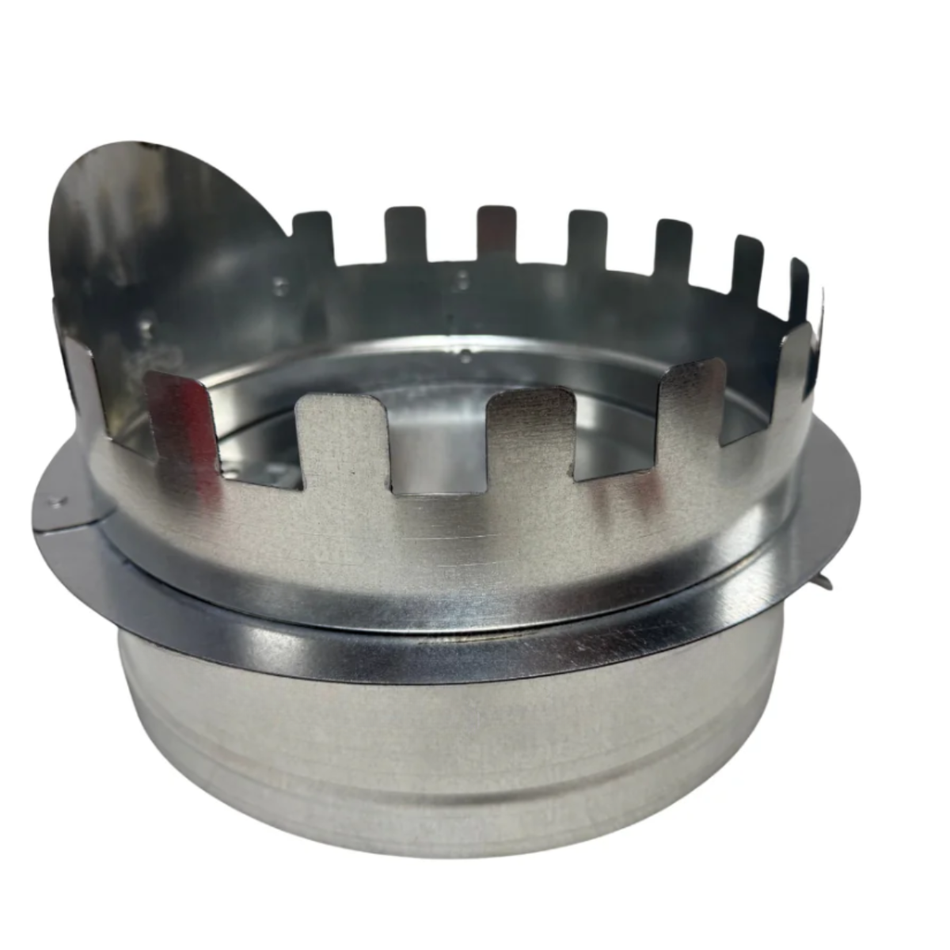 EZ Plenum EZFCSD20 20"-Inch Scoop & Damper Tab Collar, Starting Duct Collar