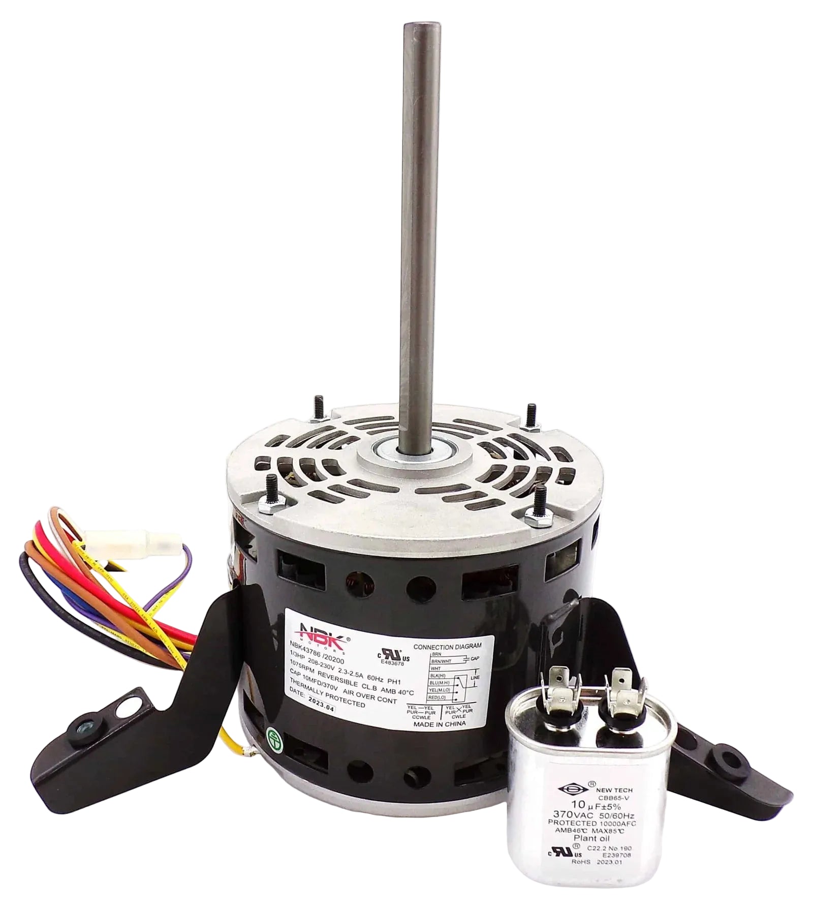 Blower Motor 1/3 Hp Replaces Packard 43786