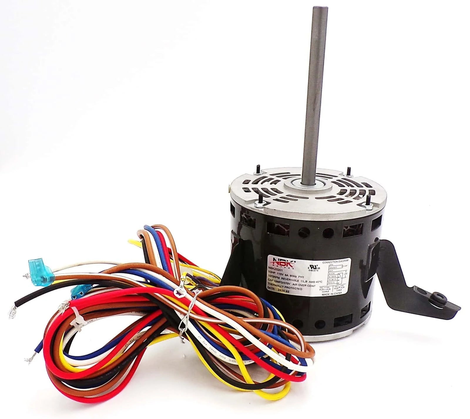 Blower Motor 1/2 Hp 115V, 1075 Rpm Replaces Packard 43787