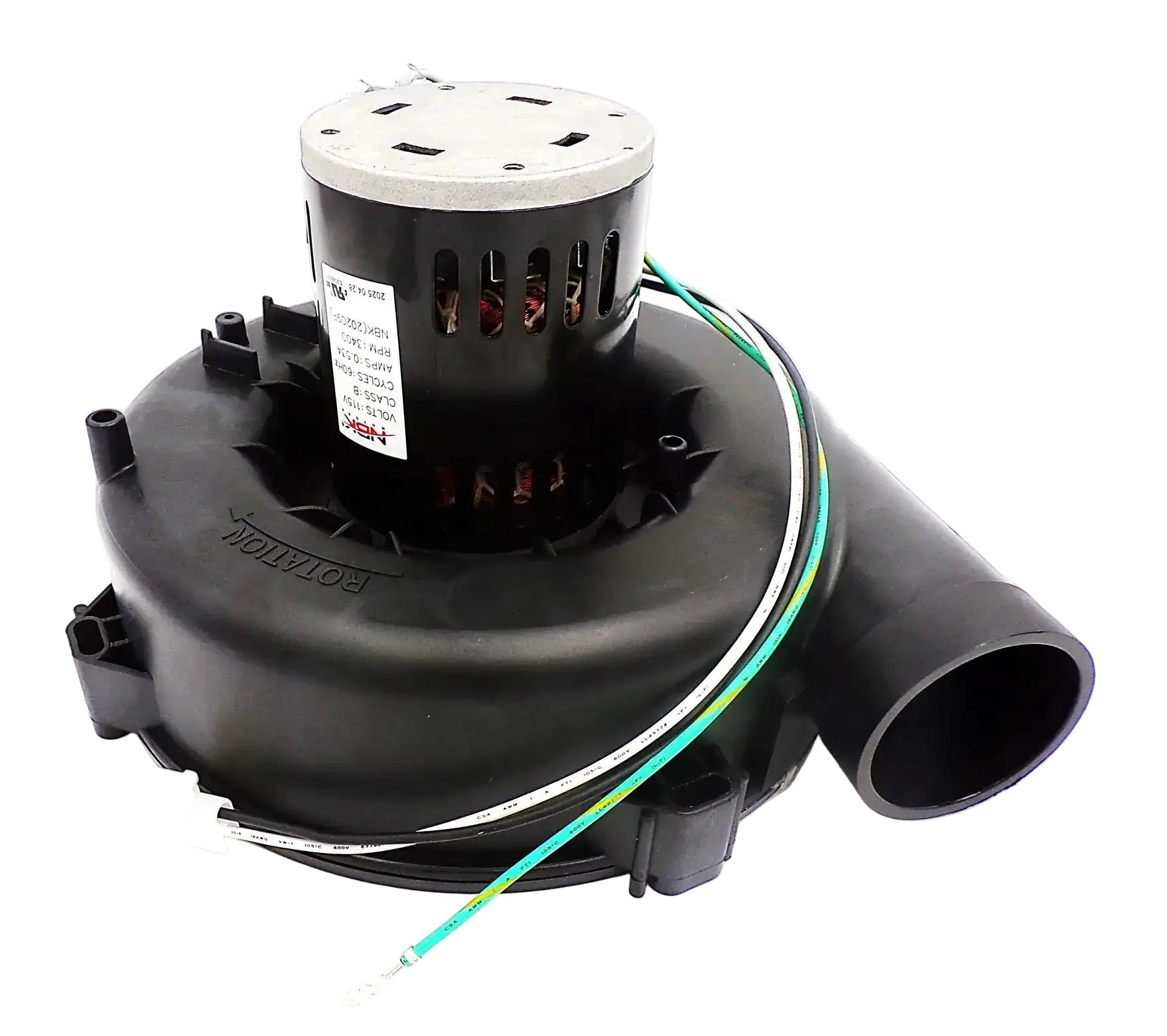 Blower Motor, Draft Inducer 115V A163 Replaces Fasco A163
