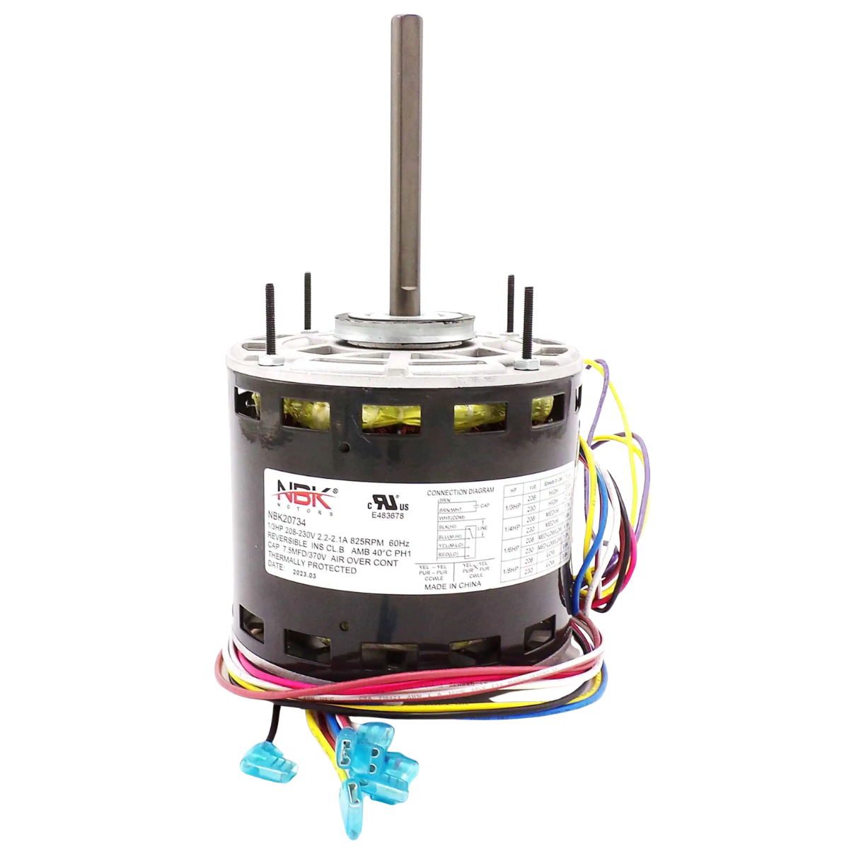 Blower Motor 208-230V, 825 Rpm, 1/3-1/8Hp Replaces Us Motors 5469