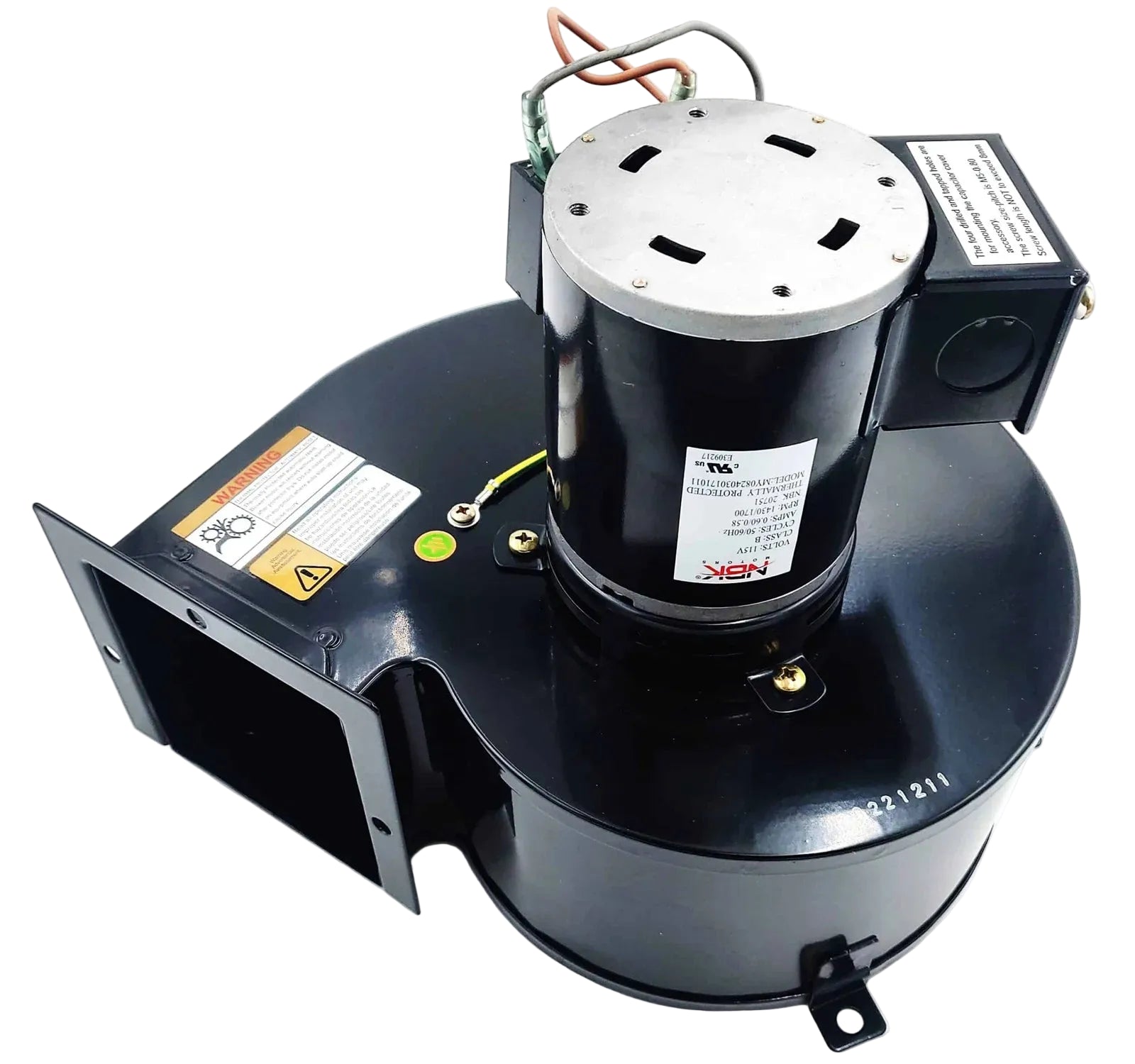 Blower Motor 115V Replaces Dayton 1TDV3