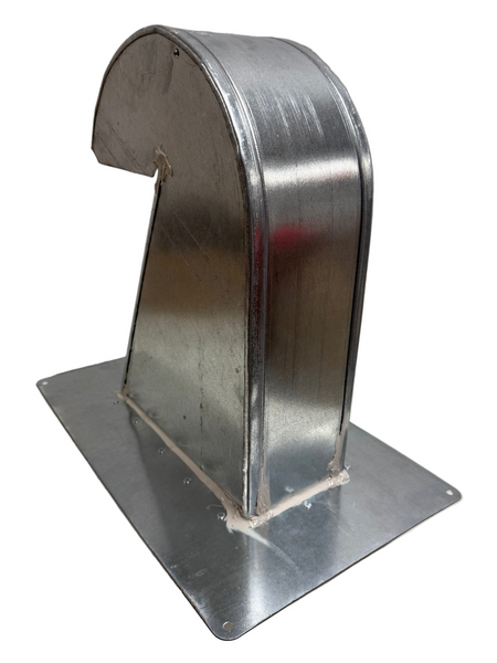 Galvanized Roof Vent Back Left