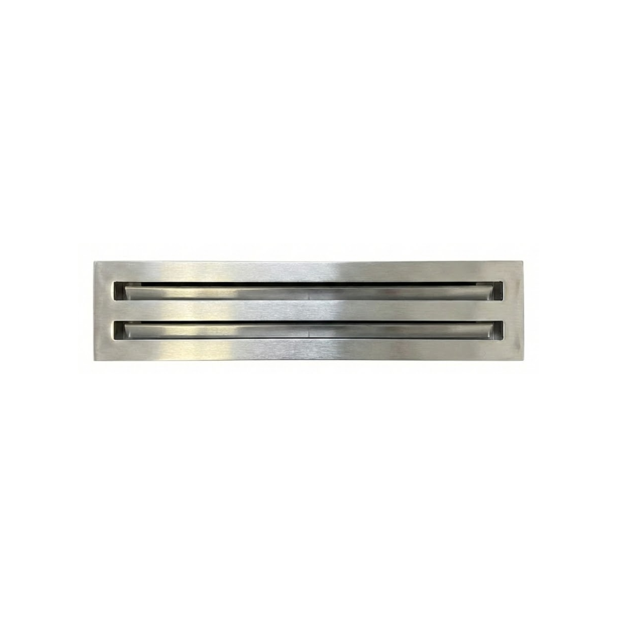 Linear Slot Diffuser 2 Slot 12 inch Front Face Mill Finish