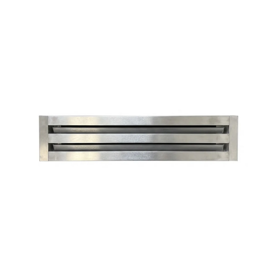 Linear Slot Diffuser 2 Slot 12 inch Front Face Mill Finish