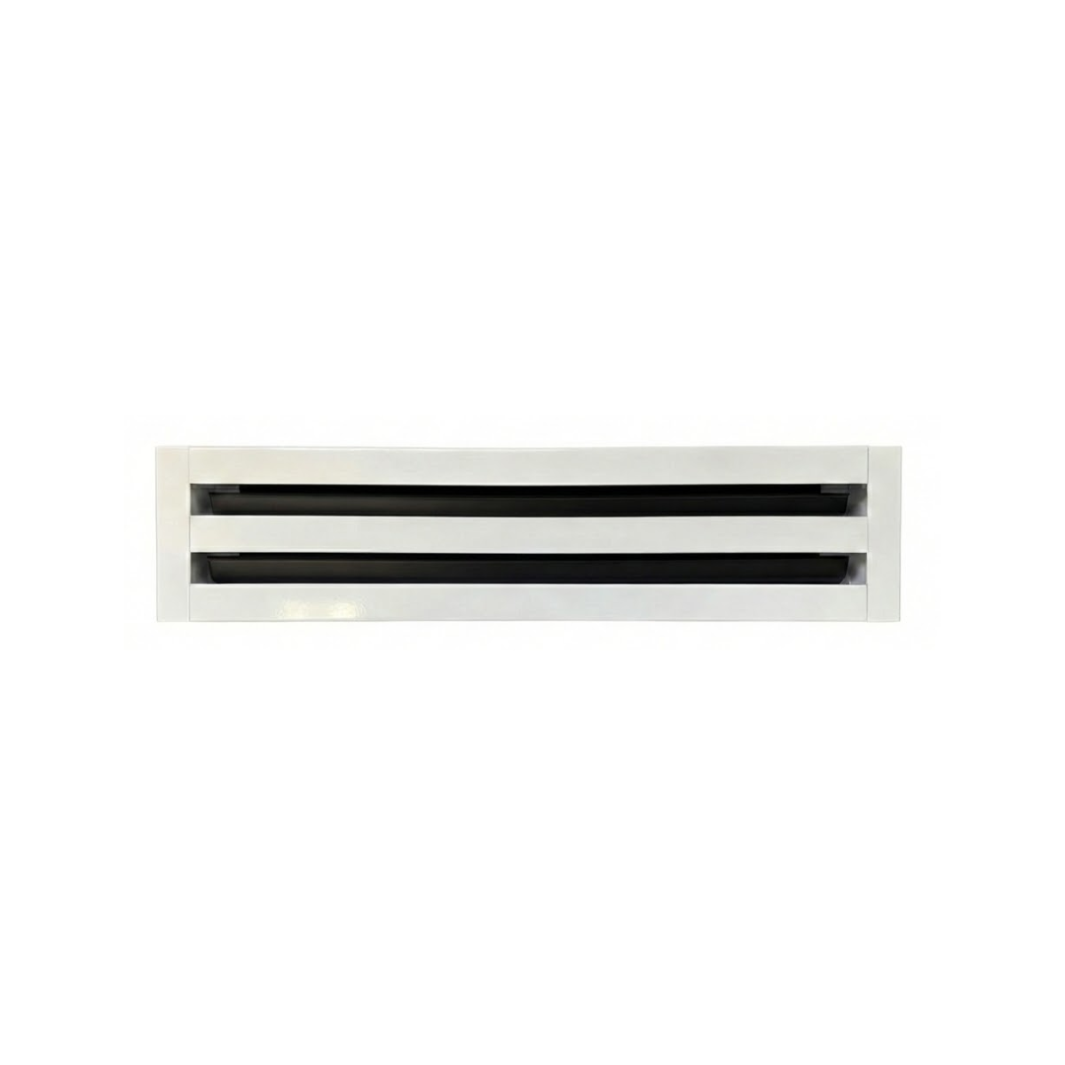 Linear Slot Diffuser 2 Slot 12 inch Front Face White