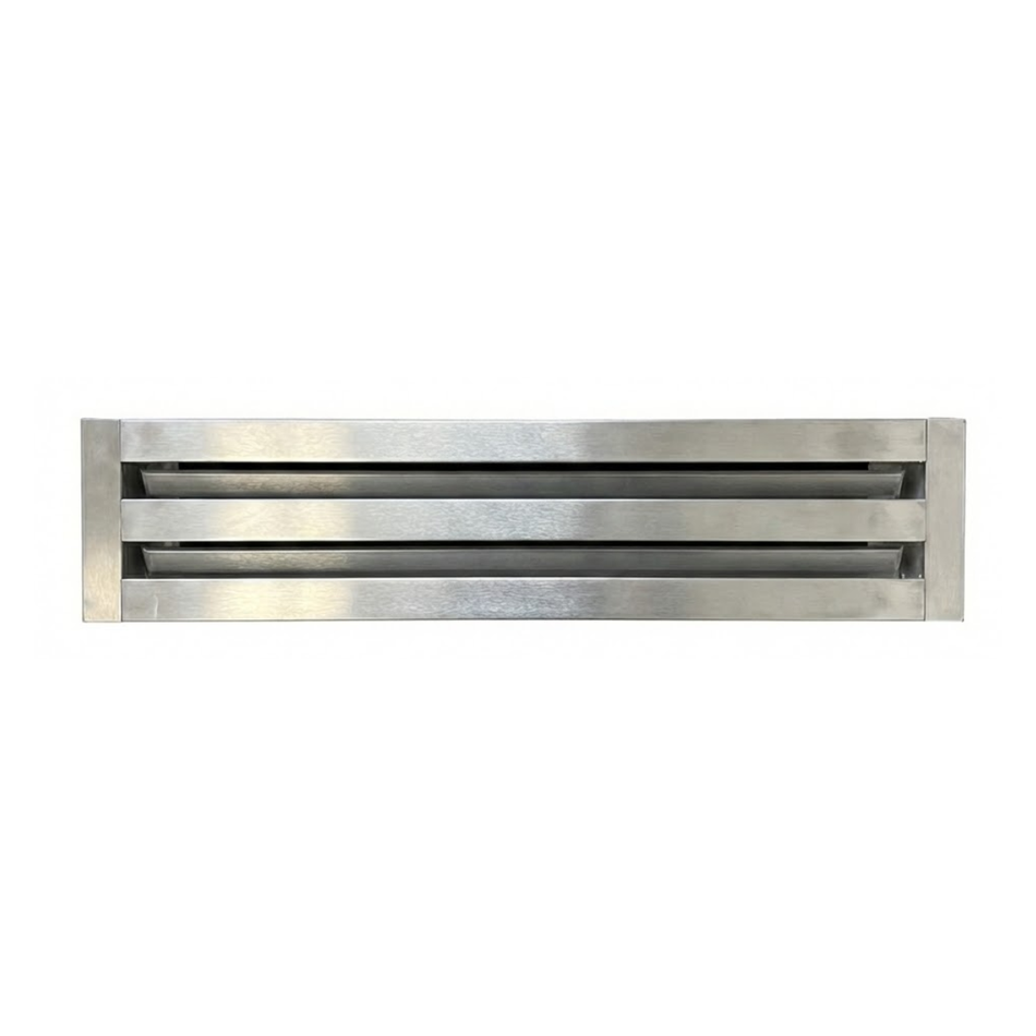 Linear Slot Diffuser 2 Slot 20 inch Front Face Mill Finish