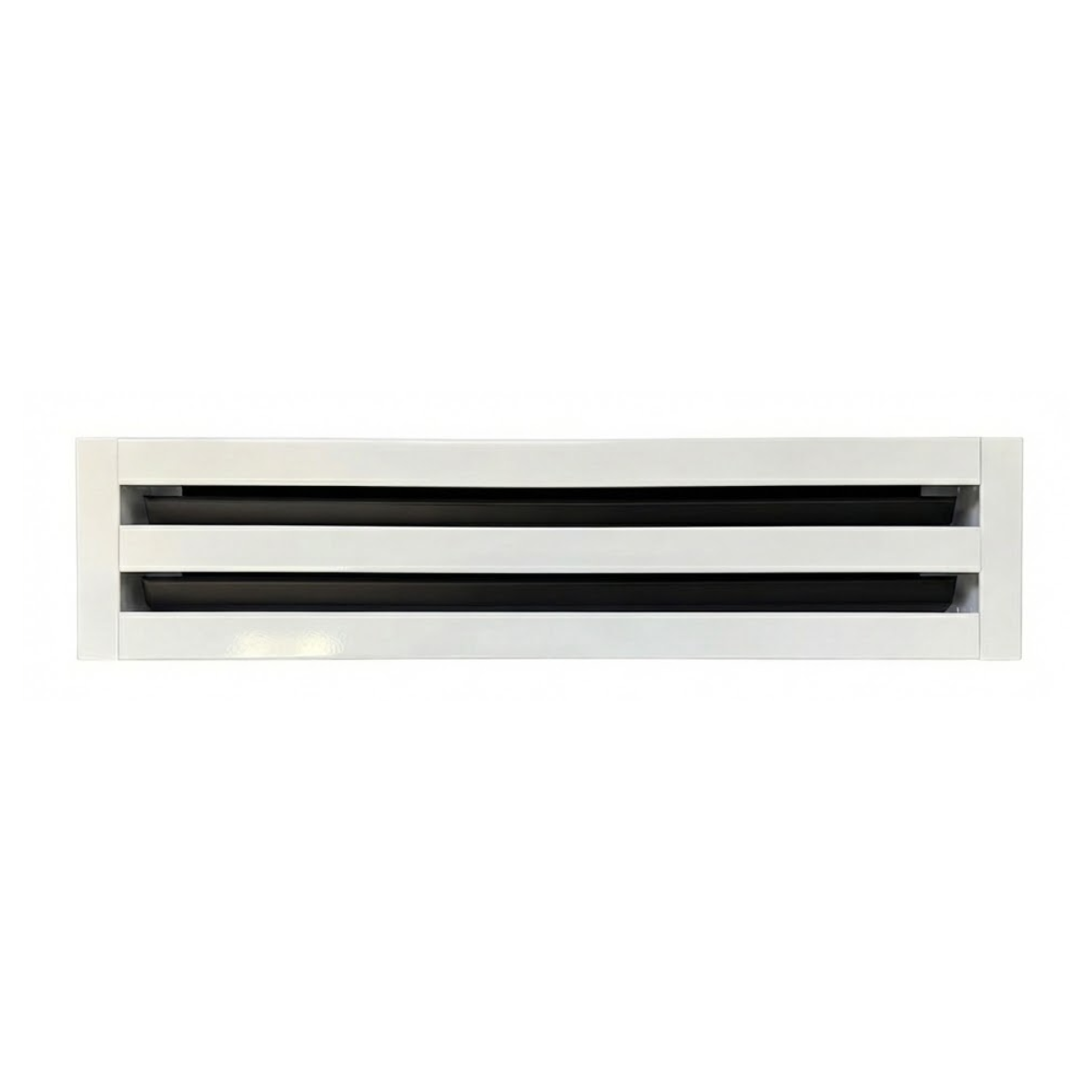 Linear Slot Diffuser 2 Slot 20 inch Front Face White