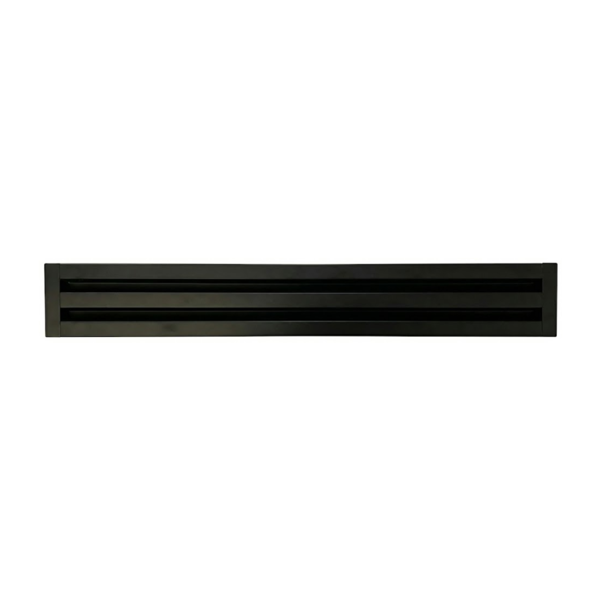 Linear Slot Diffuser 2 Slot 30 inch Front Face Black