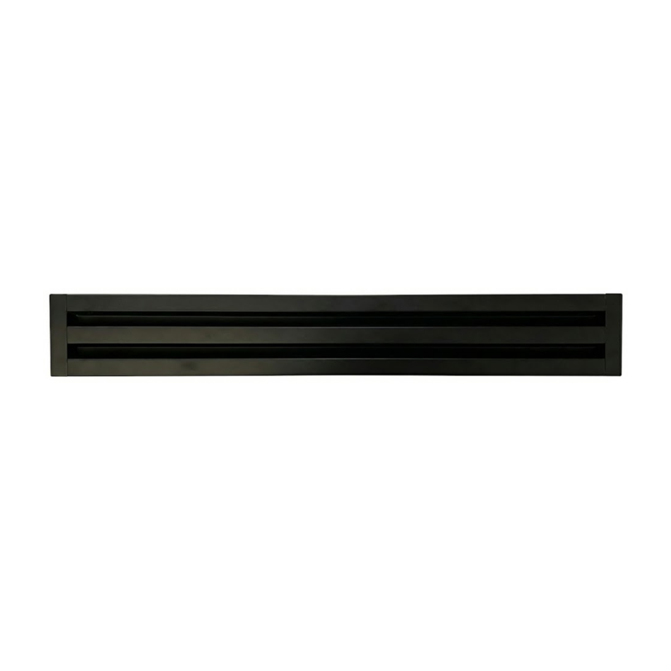 Linear Slot Diffuser 2 Slot 30 inch Front Face Black