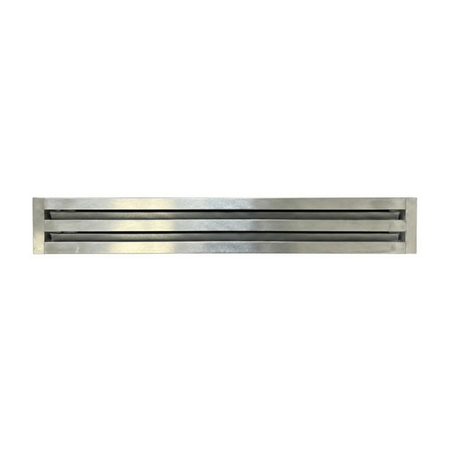 Linear Slot Diffuser 2 Slot 30 inch Front Face Mill Finish