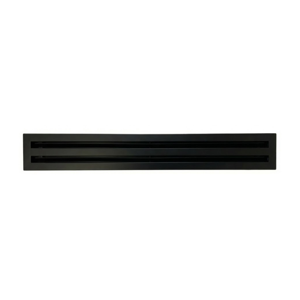 Linear Slot Diffuser 2 Slot 36 inch Front Face Black