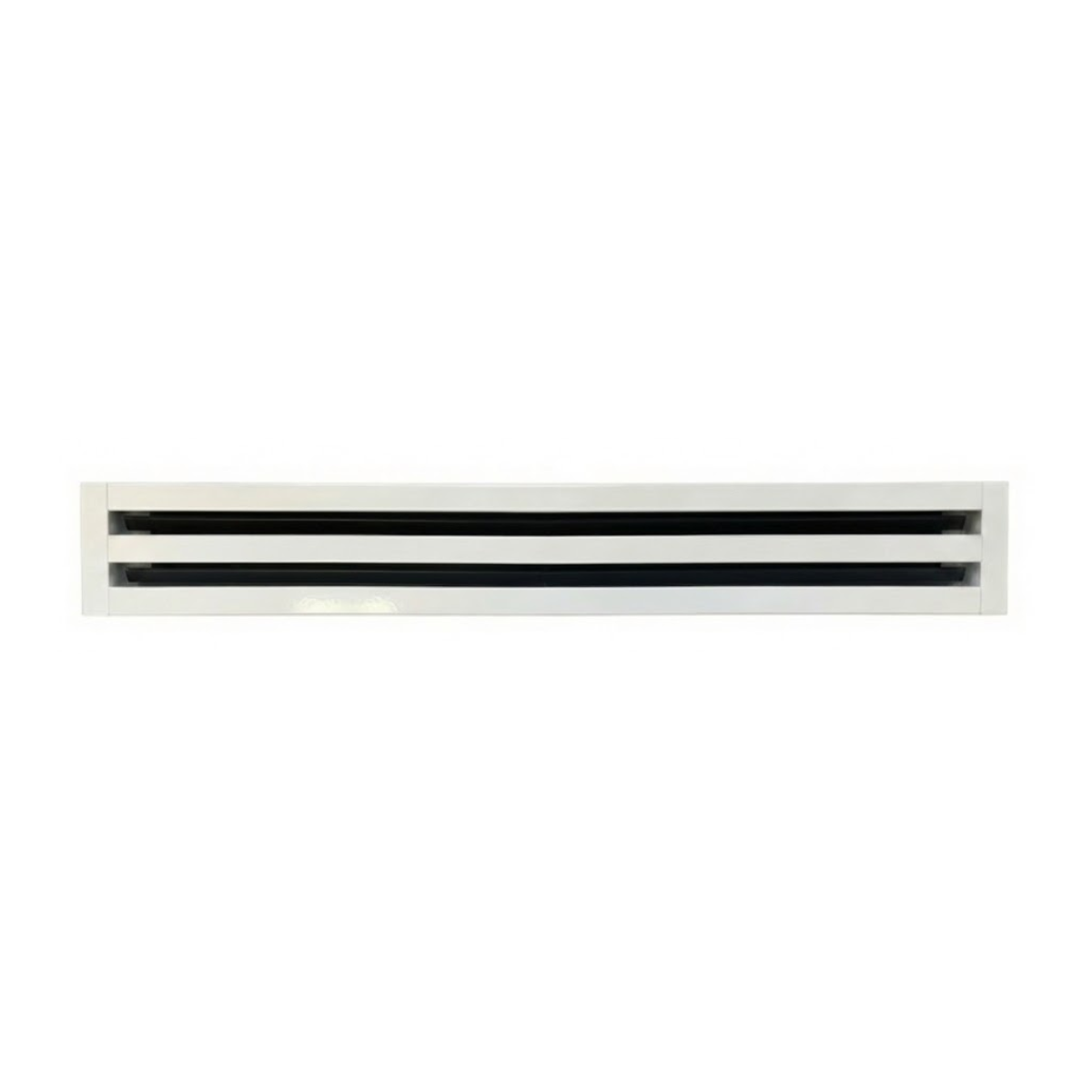 Linear Slot Diffuser 2 Slot 36 inch Front Face White