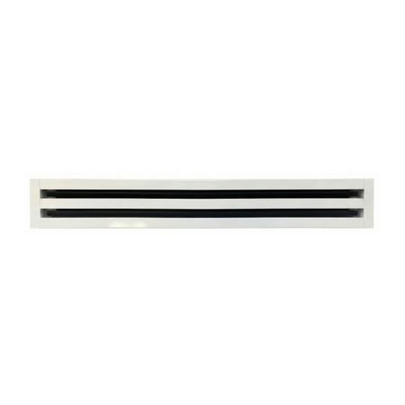 Linear Slot Diffuser 2 Slot 36 inch Front Face White