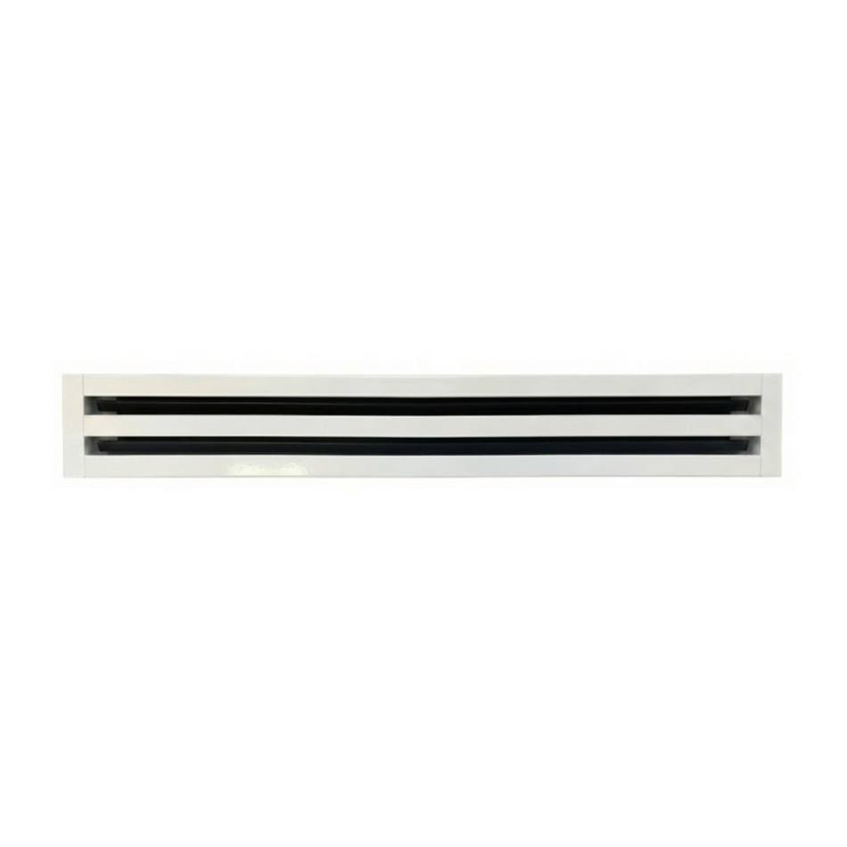 Linear Slot Diffuser 2 Slot 36 inch Front Face White