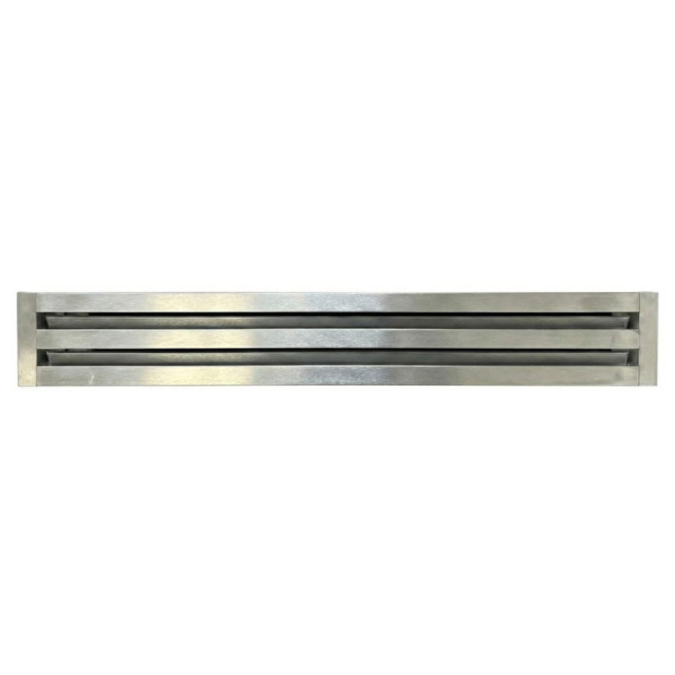Linear Slot Diffuser 2 Slot 60 inch Front Face Mill Finish