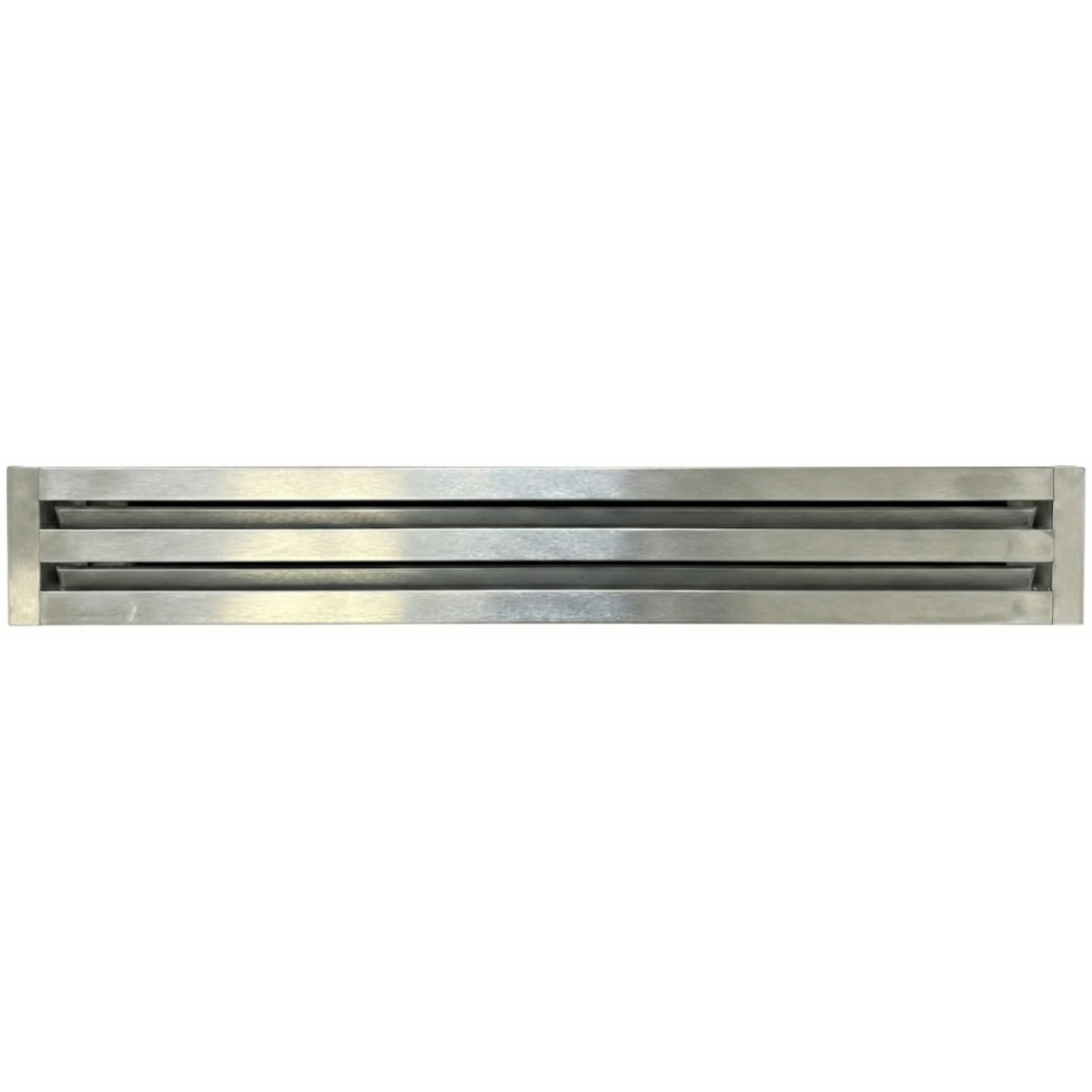 Linear Slot Diffuser 2 Slot 72 inch Front Face Mill Finish