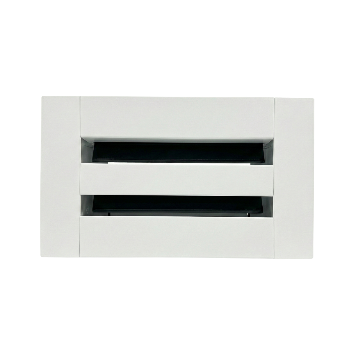 EZ Plenum 8x4 White Linear Slot Diffuser - Modern Air Vent Cover - Aluminum Register Grille for Ceiling & Wall
