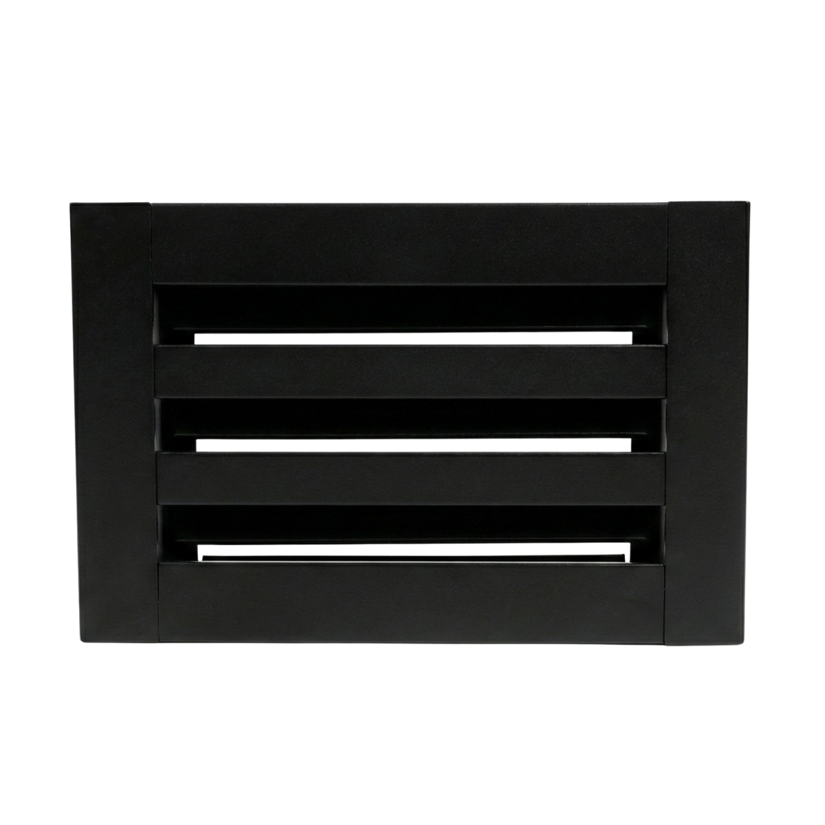 EZ Plenum 10x6 Black Linear Slot Diffuser - Modern Air Vent Cover - Aluminum Register Grille for Ceiling & Wall