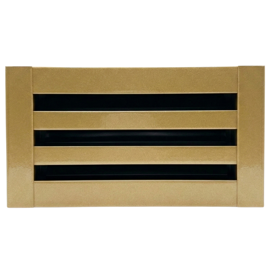EZ Plenum 12x6 Vintage Gold Linear Slot Diffuser - Modern Air Vent Cover - Aluminum Register Grille for Ceiling & Wall