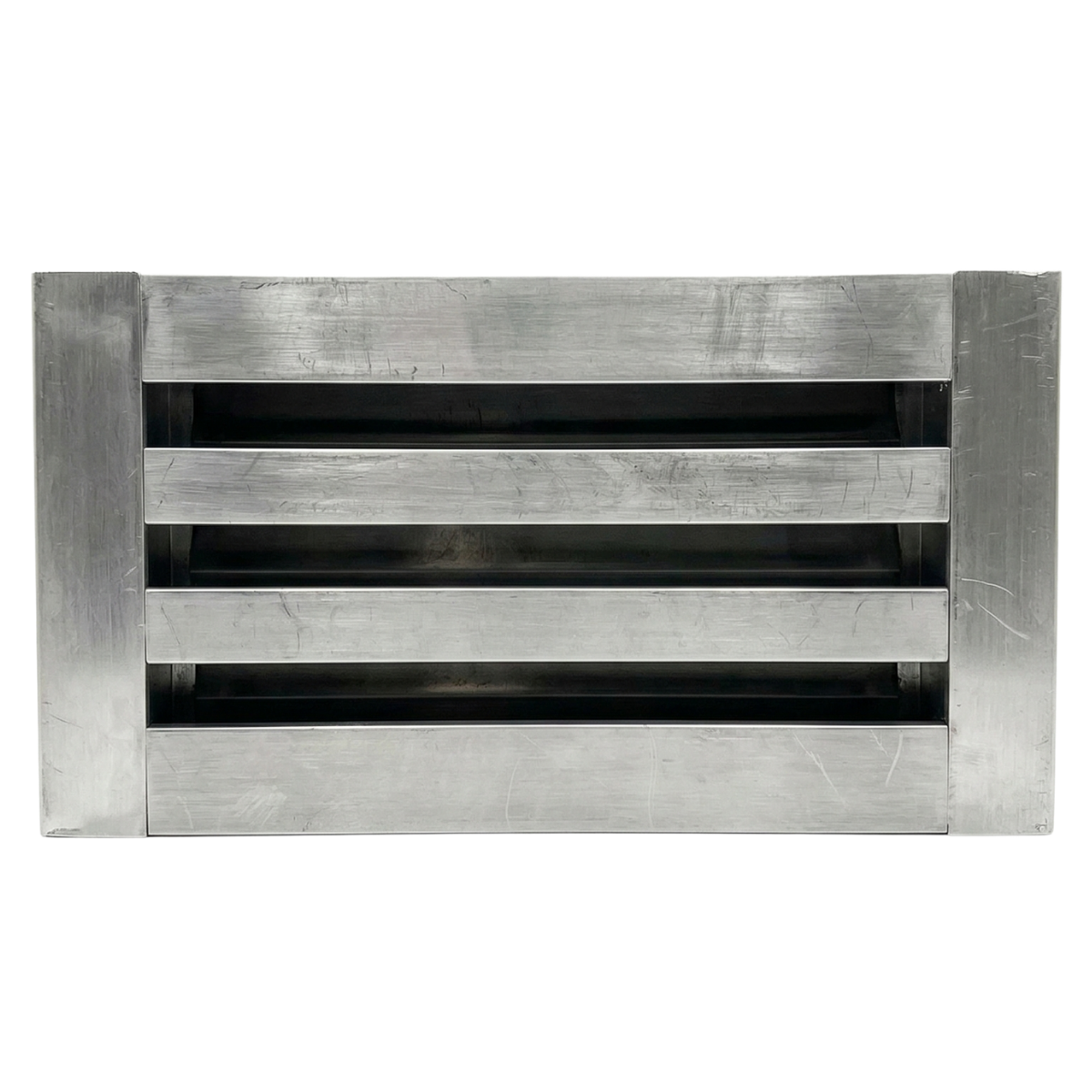 EZ Plenum 12x6 Mill Finish Linear Slot Diffuser - Modern Air Vent Cover - Aluminum Register Grille for Ceiling & Wall