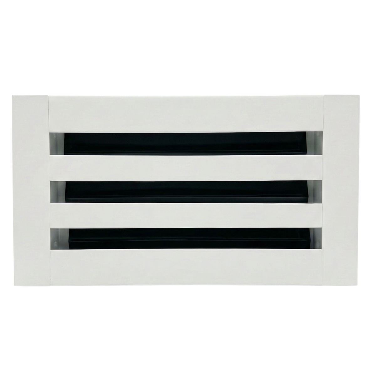 EZ Plenum 12x6 White Linear Slot Diffuser - Modern Air Vent Cover - Aluminum Register Grille for Ceiling & Wall