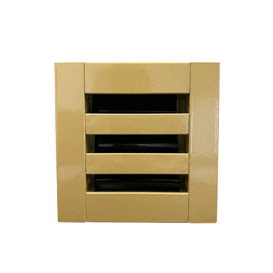 EZ Plenum 6x6 Vintage Gold Linear Slot Diffuser - Modern Air Vent Cover - Aluminum Register Grille for Ceiling & Wall