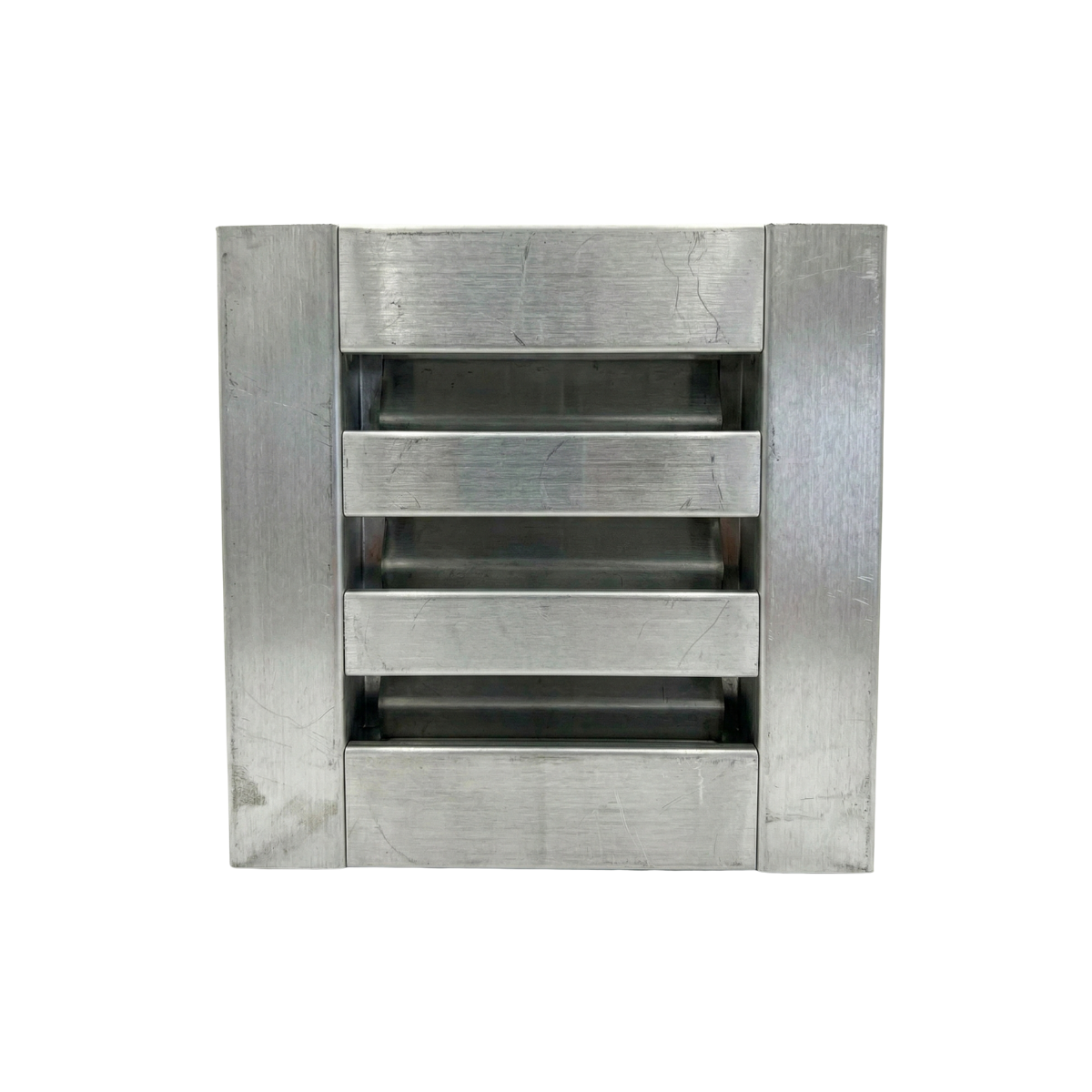 EZ Plenum 6x6 Mill Finish Linear Slot Diffuser - Modern Air Vent Cover - Aluminum Register Grille for Ceiling & Wall