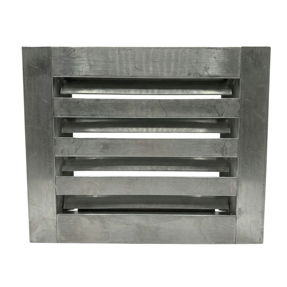EZ Plenum 10x8 Mill Finish Linear Slot Diffuser - Modern Air Vent Cover - Aluminum Register Grille for Ceiling & Wall