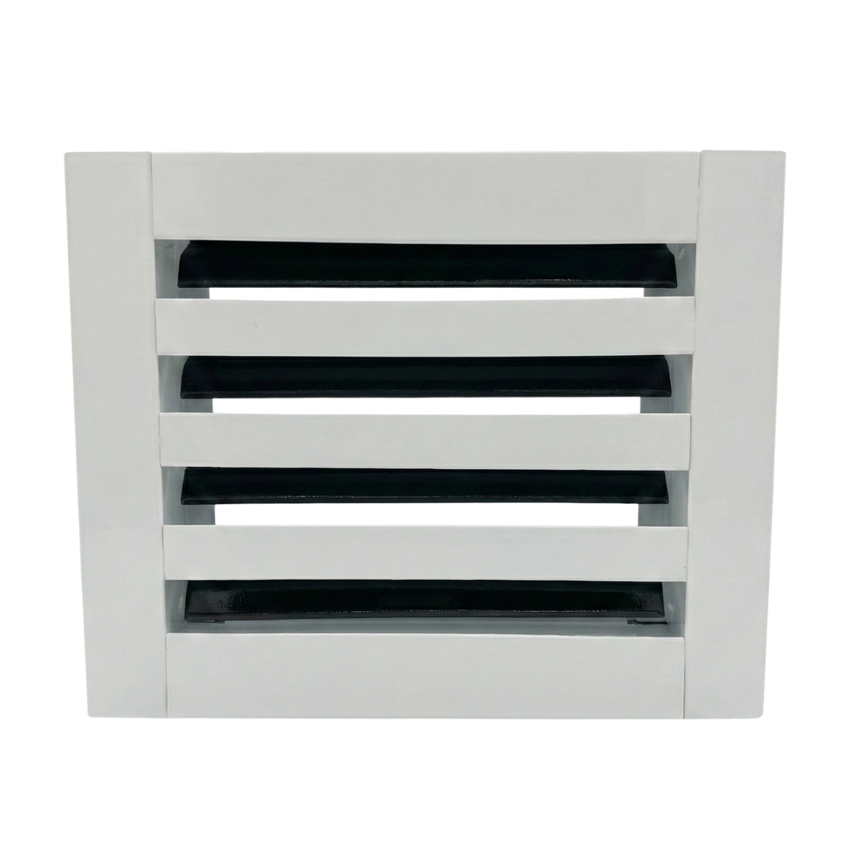 EZ Plenum 10x8 White Linear Slot Diffuser - Modern Air Vent Cover - Aluminum Register Grille for Ceiling & Wall