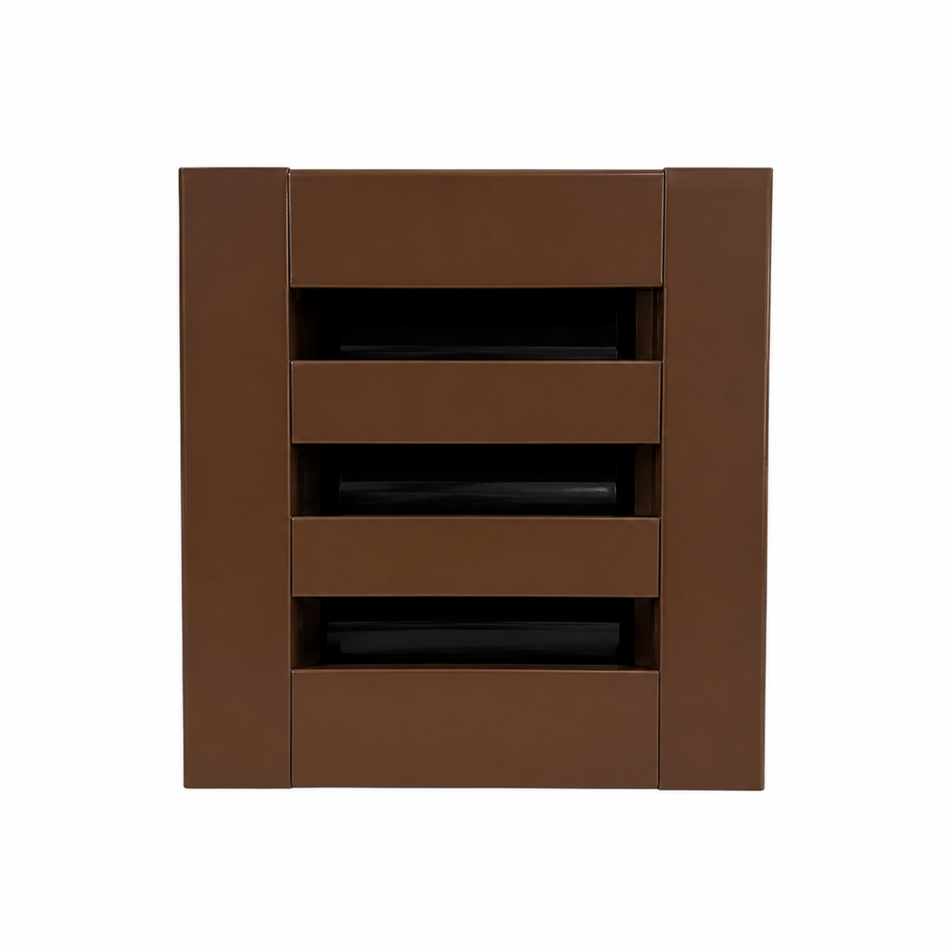 EZ Plenum 6x6 Linear Slot Supply Diffuser - Modern Air Vent Cover - Aluminum Register Grille for Ceiling, Wall & Floor