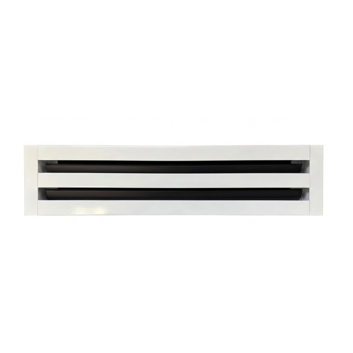 Linear Slot Diffuser 2-Slot 18 inch Front Face White