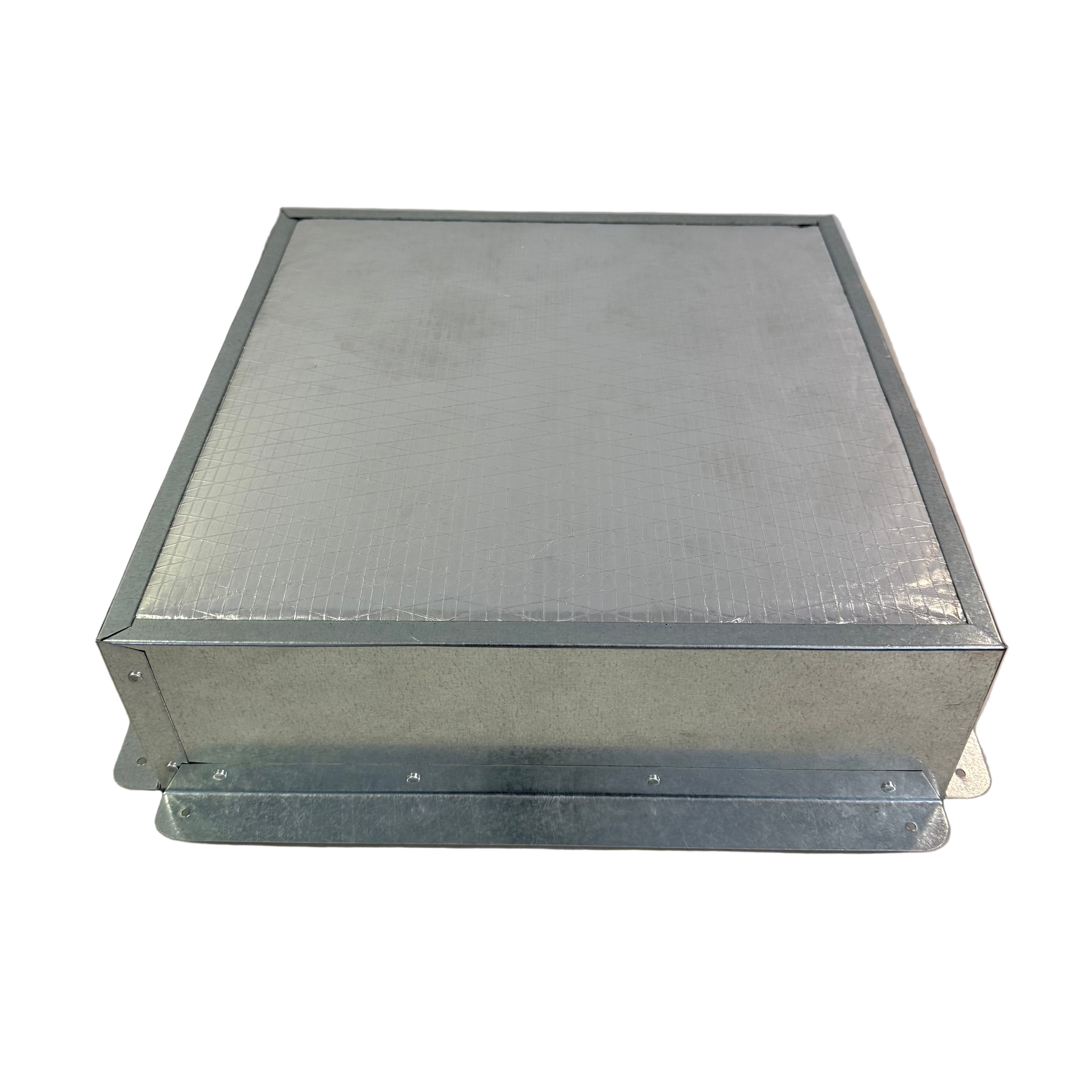 Register Box EZRB12X12 R6 Insulated 12x12 Ceiling Register Box with Flange – EZ Plenum