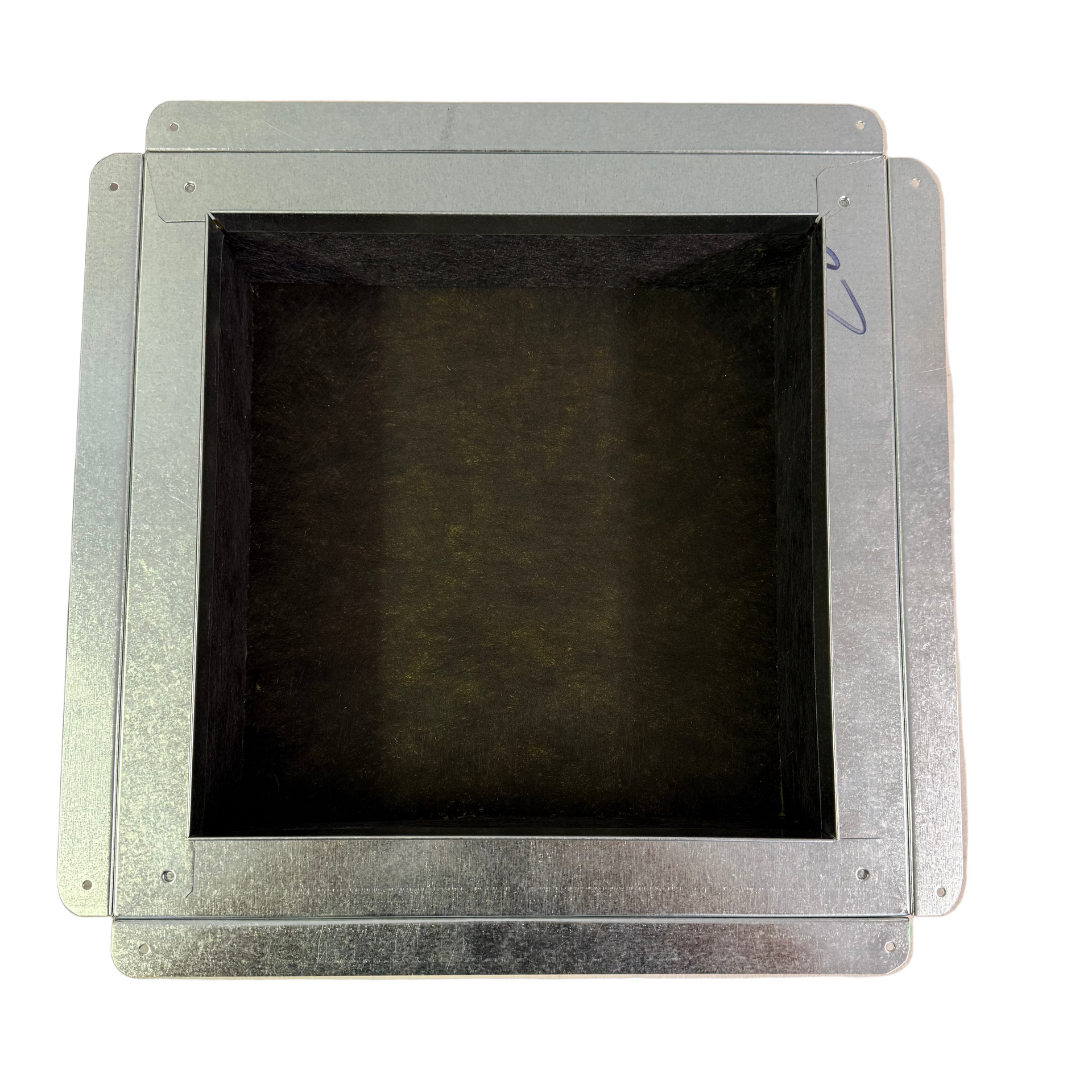 EZRB6X6 R6 Insulated 6x6 Ceiling Register Box with Flange – EZ Plenum