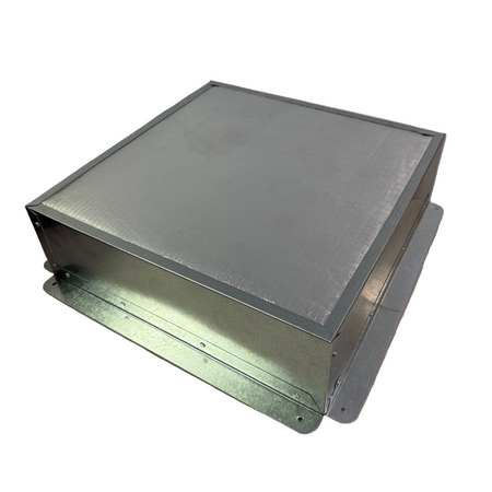 R6 Insulated Register Box Front Back