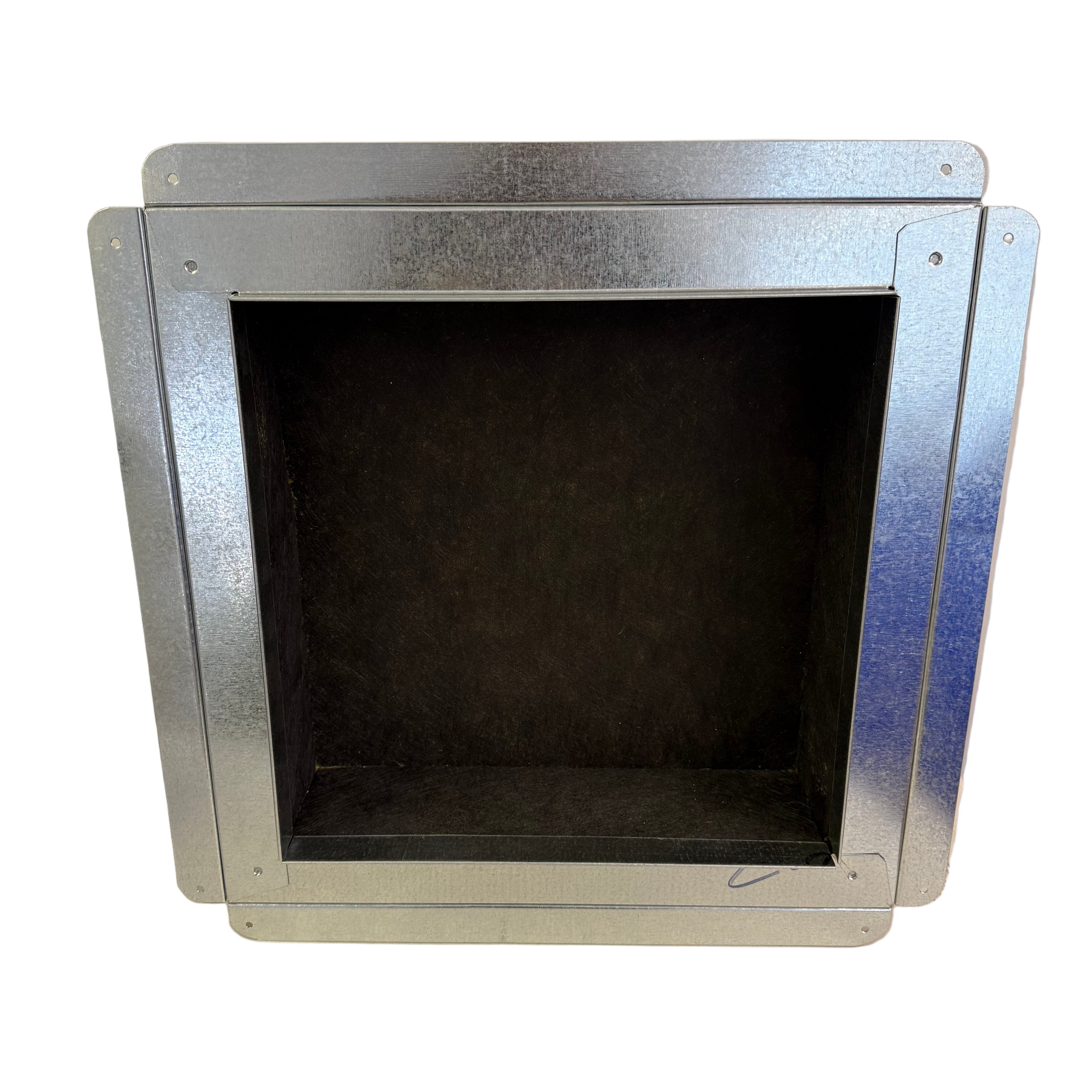 Register Box EZRB12X12 R6 Insulated 12x12 Ceiling Register Box with Flange – EZ Plenum