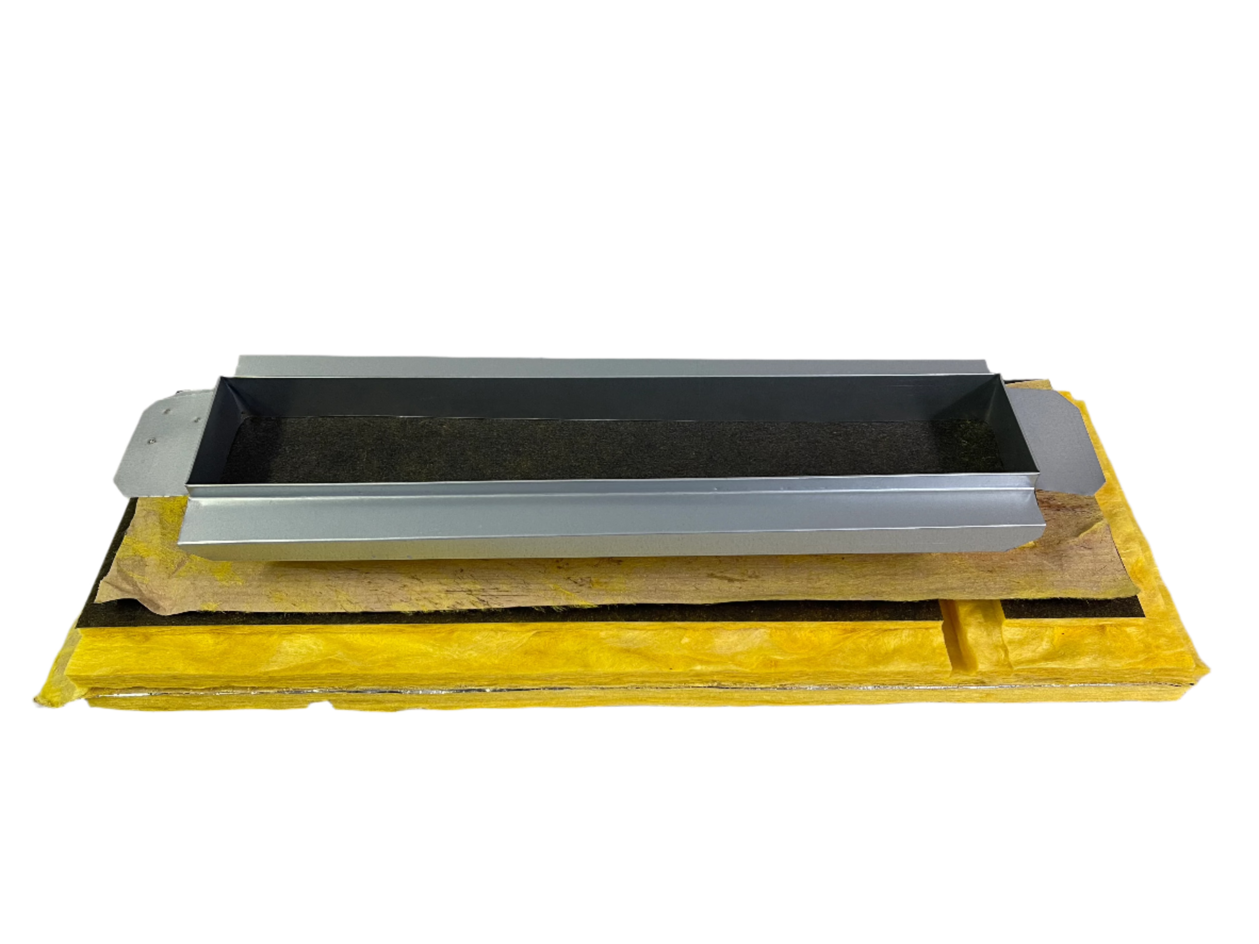 EZ Plenum EZLP36X4-KD Knocked-Down Fiberglass Linear Plenum Box fits 3