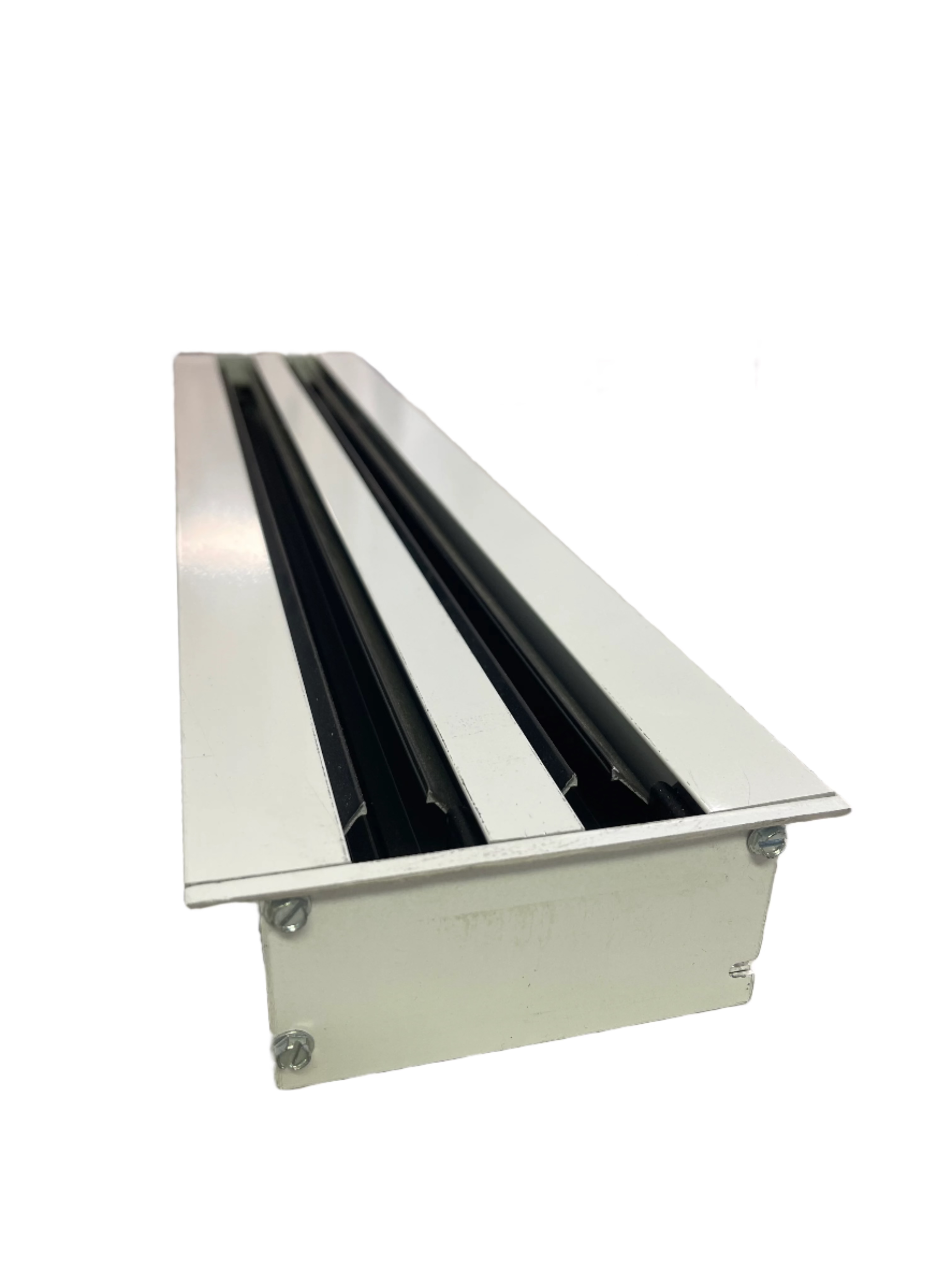 Linear Slot Diffuser 24"-Inch 2-Slot Aluminum White Finish – EZ Plenum
