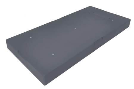 mini split condenser pad 38x18x3 with anti-slip shock-absorbing UV-resistant plastic base