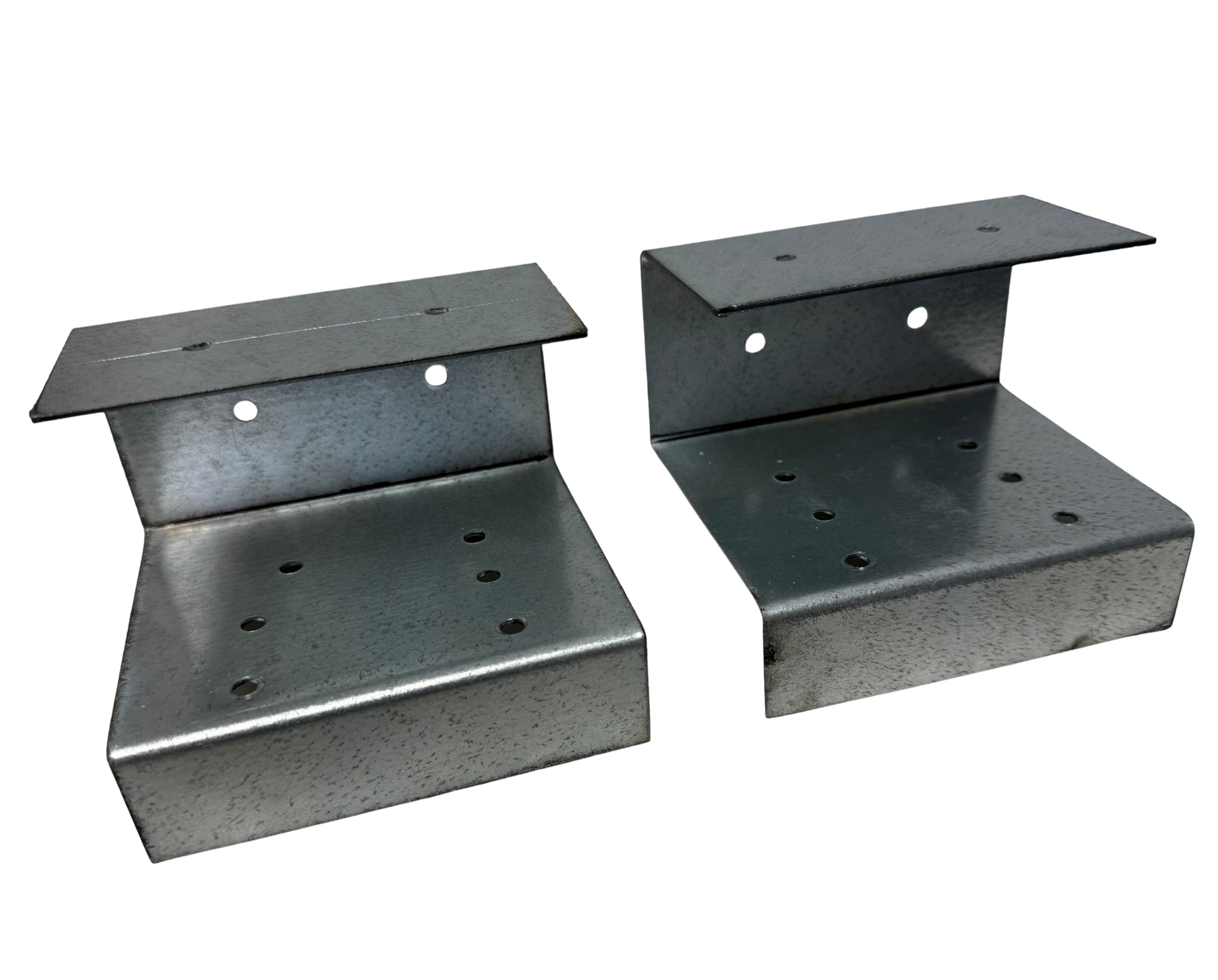 Installation brackets for linear plenum boxes.