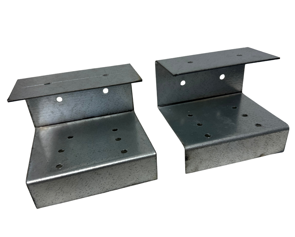 Installation brackets for linear plenum boxes.
