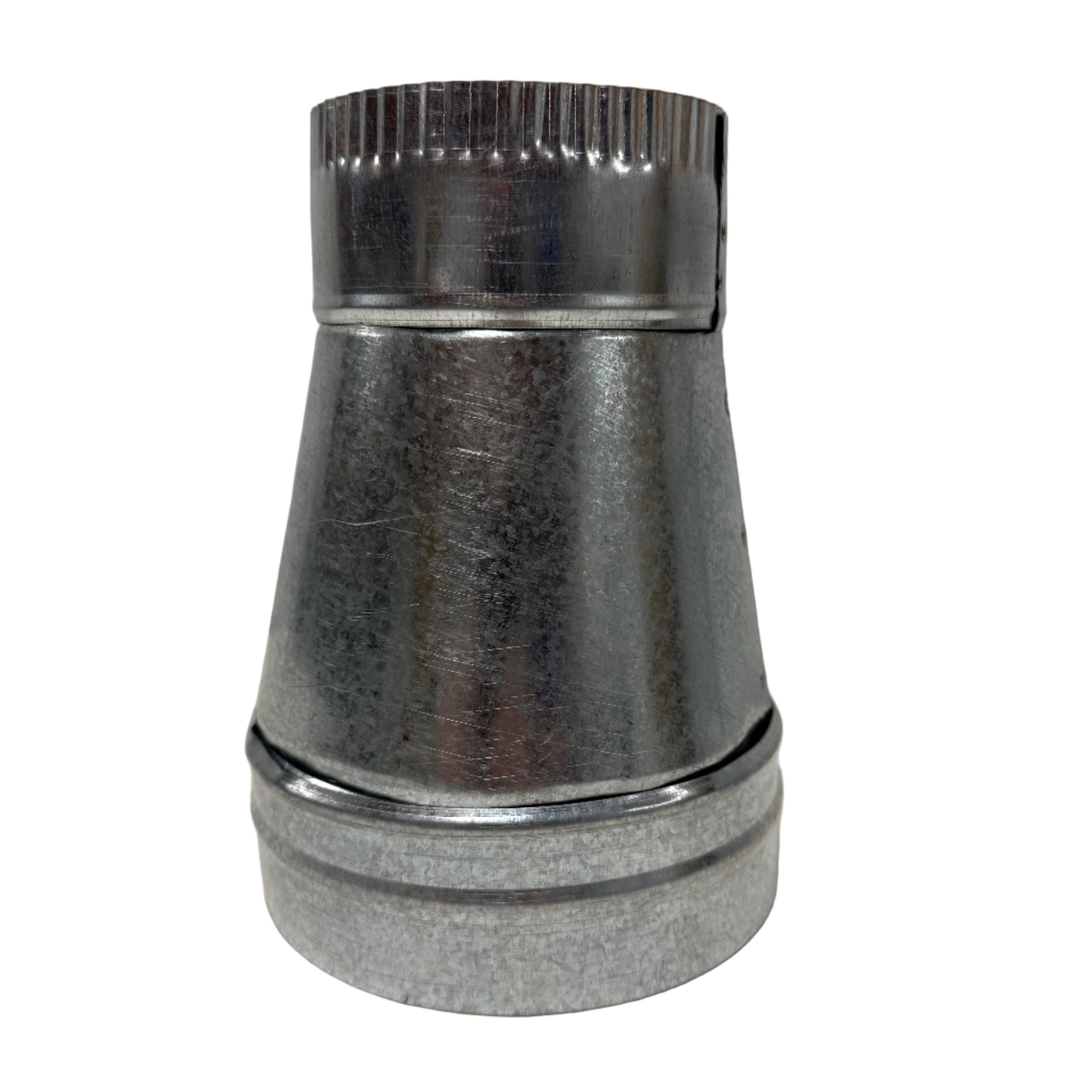 EZ Plenum EZR8X6 8x6 Round Duct Reducer Increaser 28GA Galvanized Stee