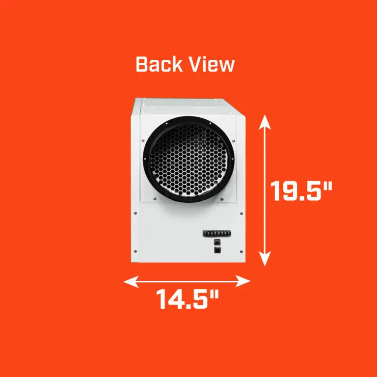 Santa Fe Ultra98 Dehumidifier Back View