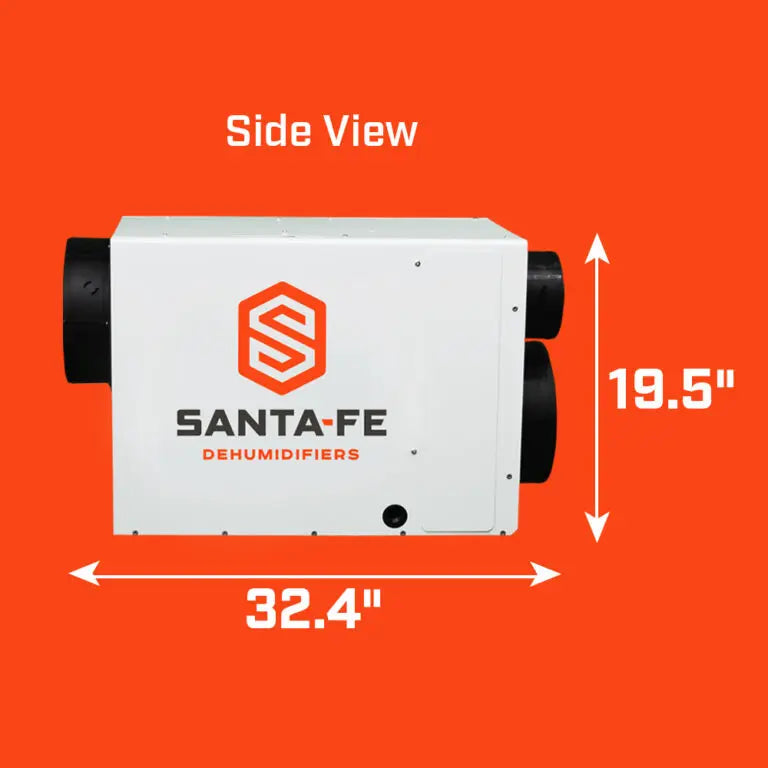Santa Fe Ultra98 Dehumidifier Side View